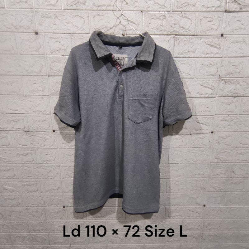 Polo Shirt Tora Ichi abu Size L