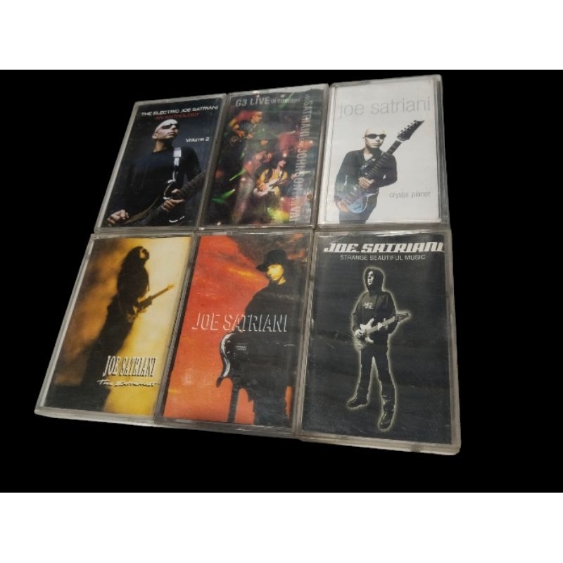 kaset pita joe satriani / bundling 6 kaset