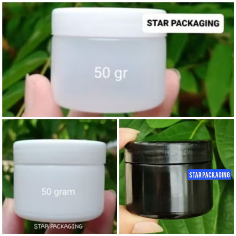 Pot Cream 50 Gram Pot Cream 50gr Pot Salep 50Gr Pot Jar 50Gr Putih