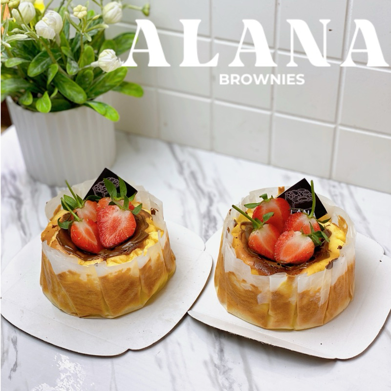 

(INSTANT) Basque Burnt Cheesecake | Alana Brownies| Cake Gluten free