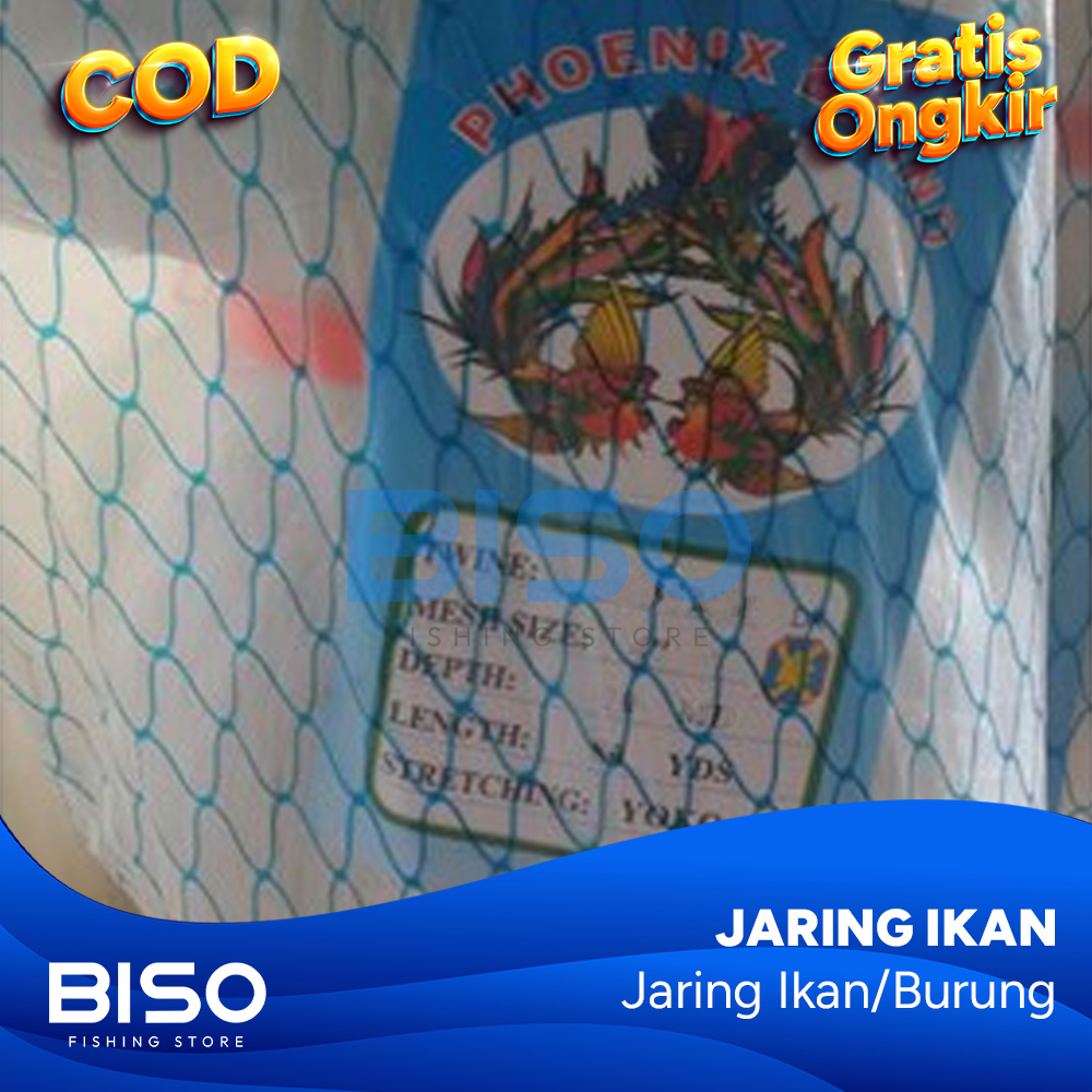 BISO Fish Net Jaring Ikan | Burung Pukat Senar Murah Jaring Ikan Kecil Jaring Ikan Senar Jaring Ikan