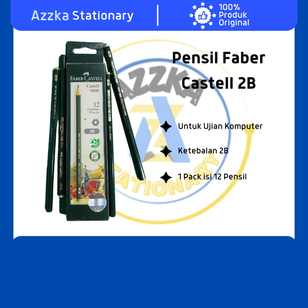 

Pensil Faber Castell 2B (1pack)