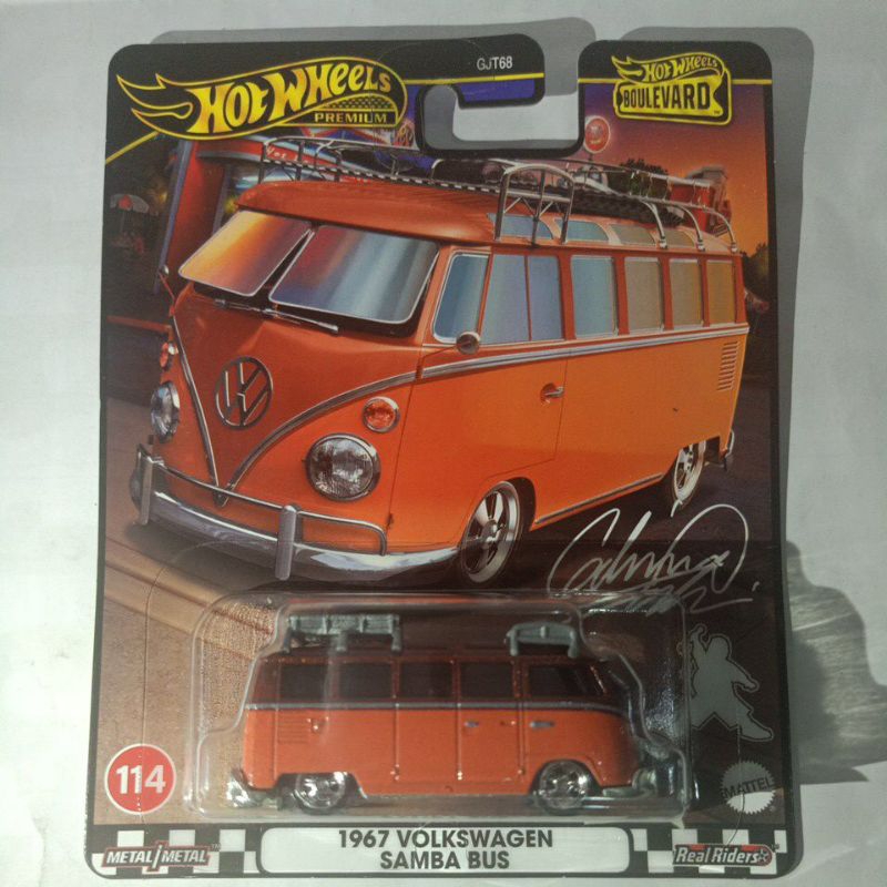 HW 1967 Volkswagen Samba Bus (base besi n ban karet)