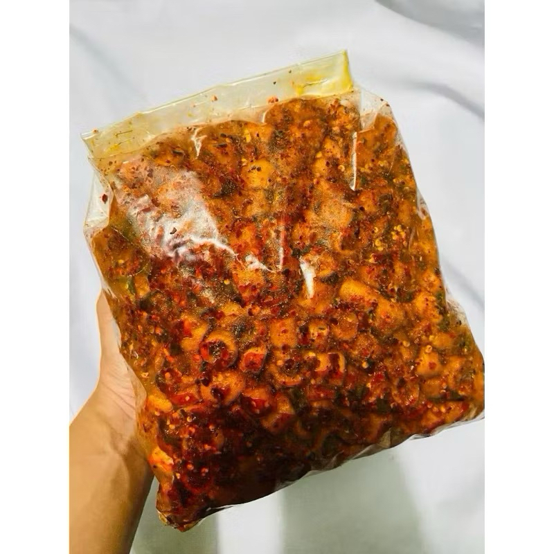 

Makaroni bantet cikruh camilan gurih pedas daun jeruk 100Gr