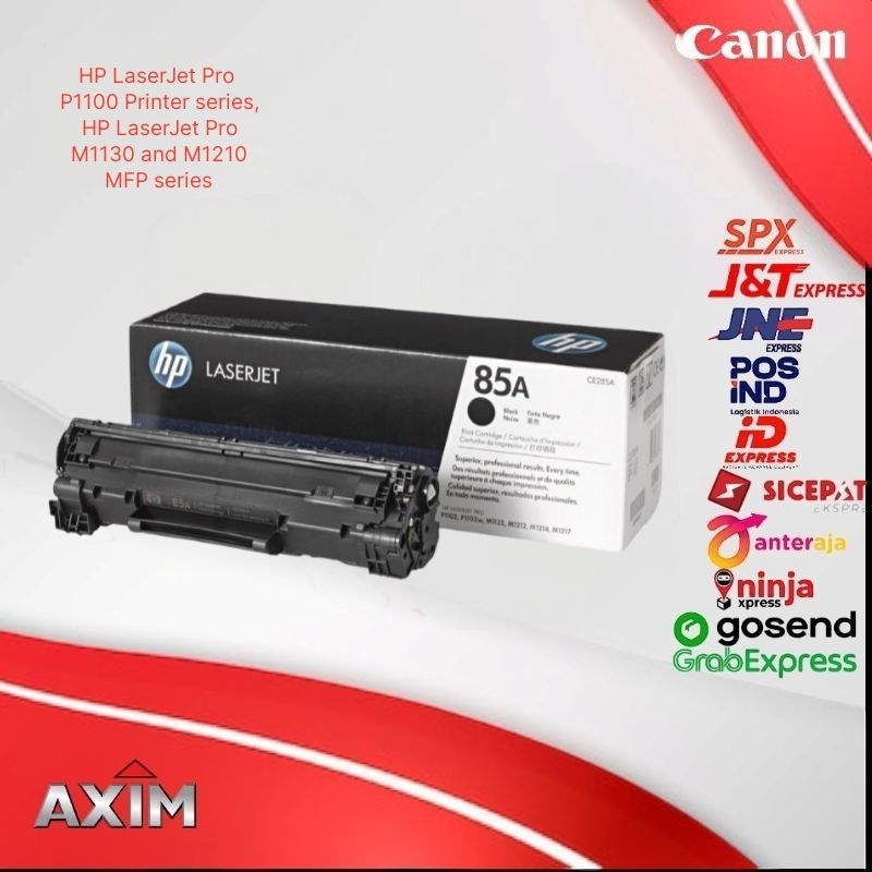 Toner Hp Laserjet 85A Black Original Untuk printer  HP LaserJet P1102, P1102w, M1212, dan 1132.