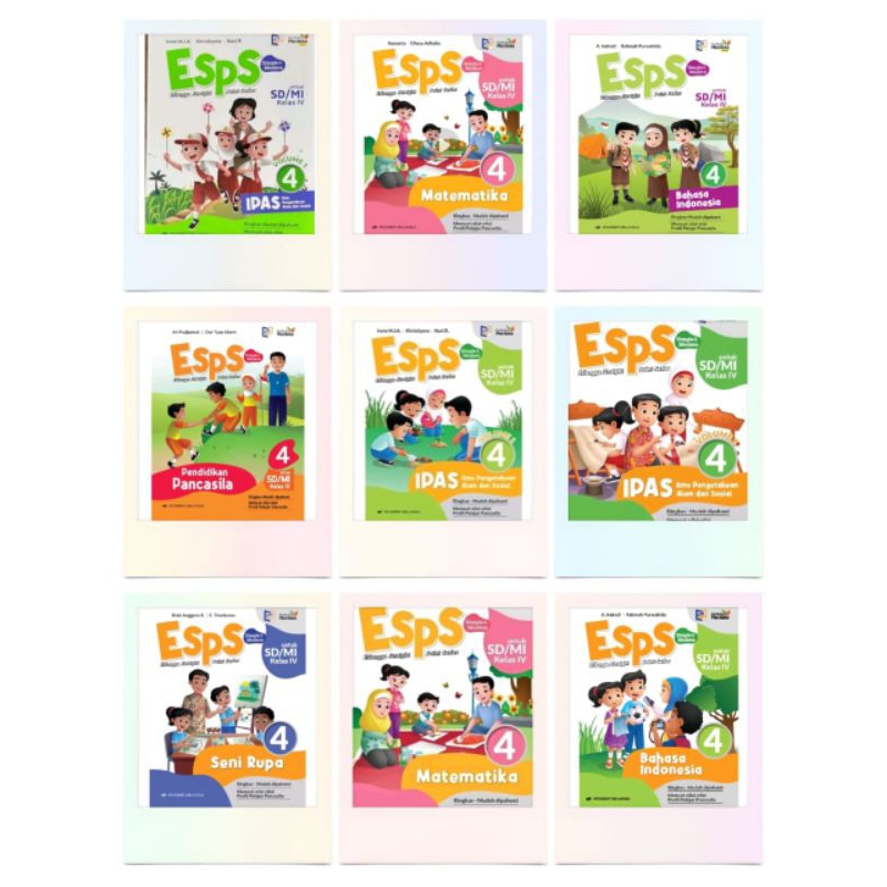 ESPS MATEMATIKA IPAS V1 DAN IPAS V2 BAHASA INDONESIA PANCASILA SENI RUPA KELAS 4 SD KURIKULUM MERDEK