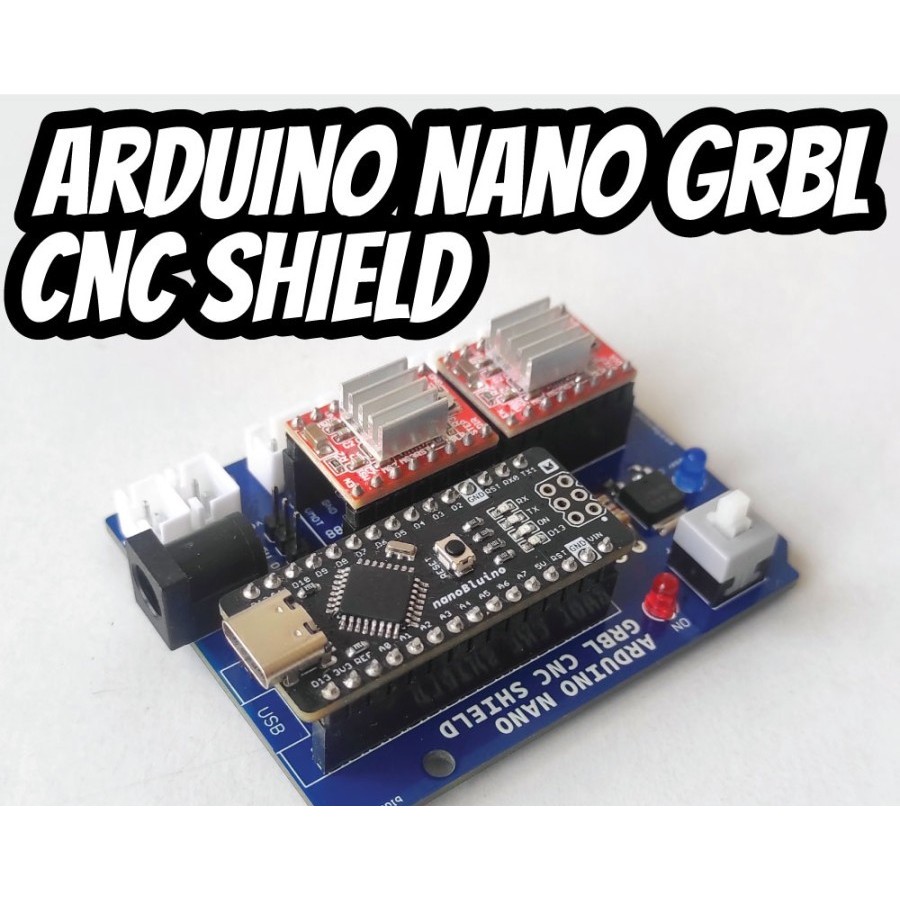 Arduino Nano GRBL CNC Shield XY Axis - Drawing Plotter Engraver Laser