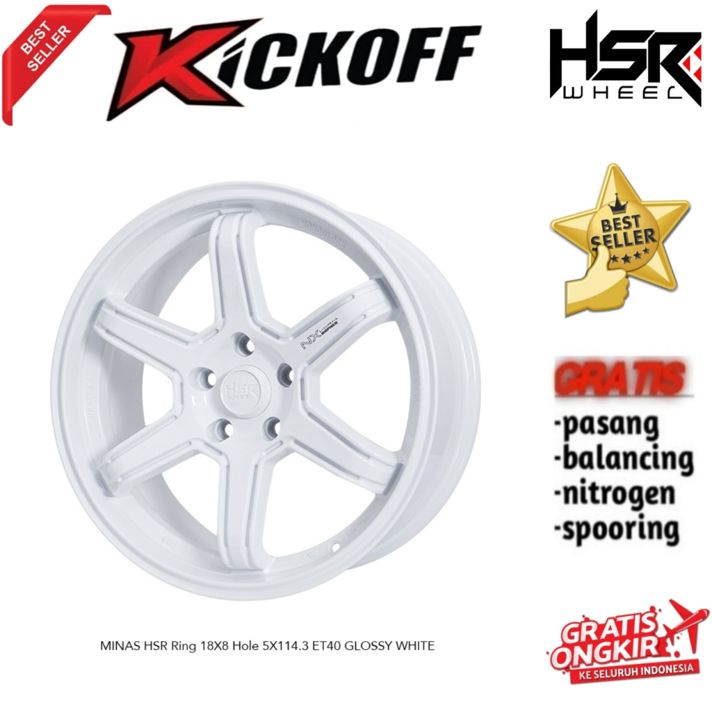 VELG RACNG HSR MINAS RING 18 TYPE TE37 PALANG BISA BUAT HRV BRV DLL