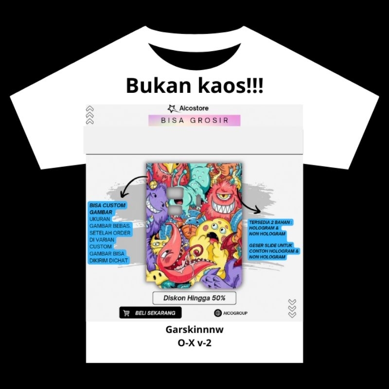 

Bukan Kaos Lengan Pendek Tapi Garskin Judul Diatas Gambar Bisa Custom