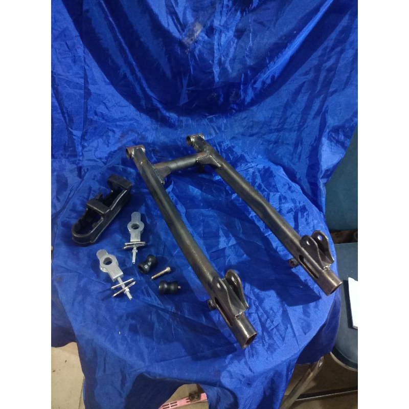 Swing arm RXKING bahan pipa besi mentah fullset ketebalan 2,3mm