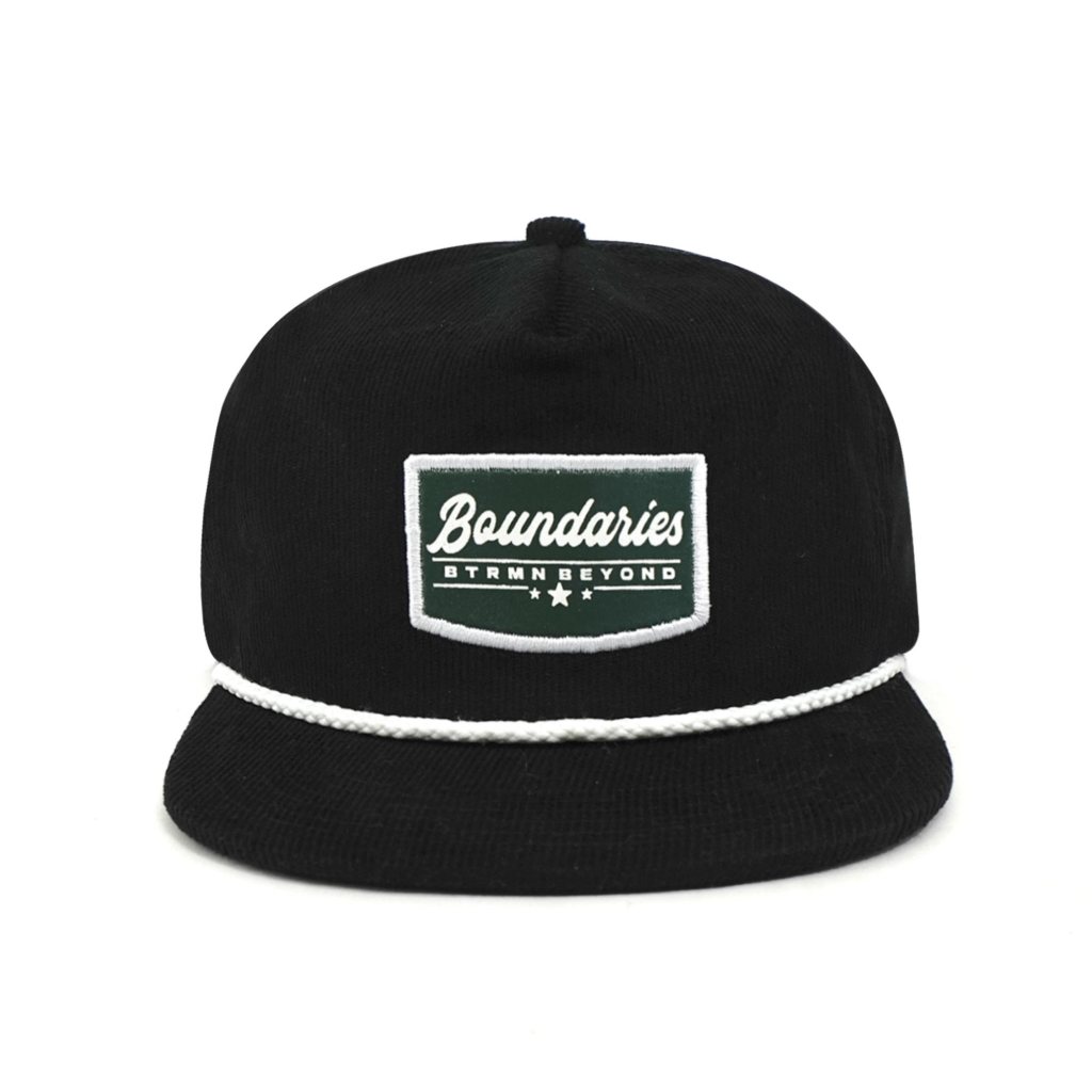 BETTERMINE BOUNDARIES Corduroy Six Panel Baseball Caps