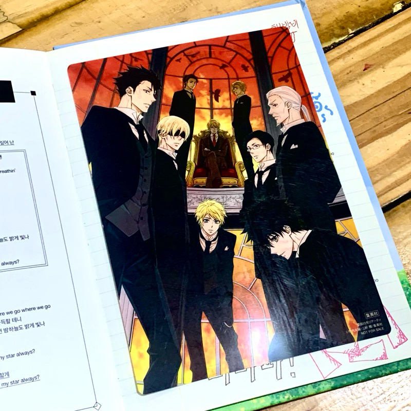 [OFFICIAL] MORIARTY THE PATRIOT MTP A5 CLEAR POSTCARD MORIARTY & HOLMES GANG