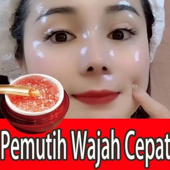 Asli Cream Pemutih Omelin Mencerahkan Kulit Wajah Sekaligus Pelembab-Fade Melasma AntiAging Skin Lig