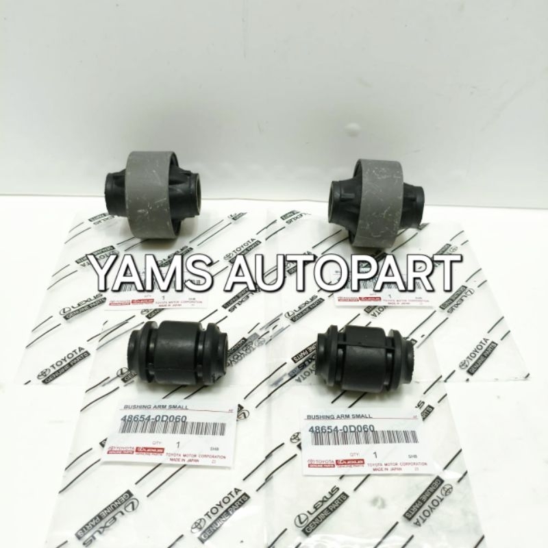BUSHING LOWER ARM TOYOTA YARIS VIOS 2006 - 2013 4PCS
