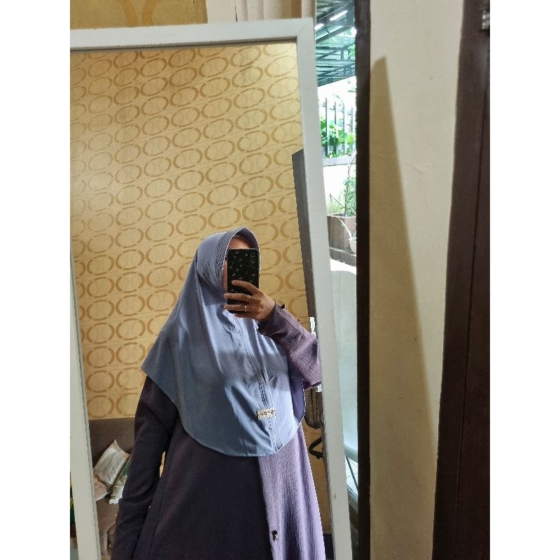 Jilbab Daily ghina ,jilbab pet by Al ghian size L