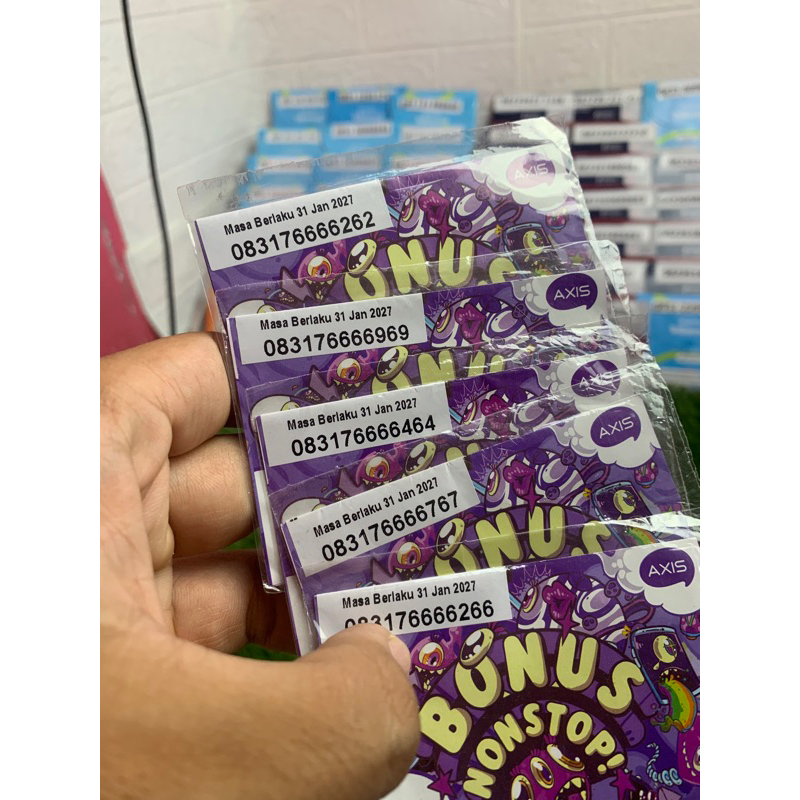 Nomor Cantik Axis Kwartet 6666 Rapih