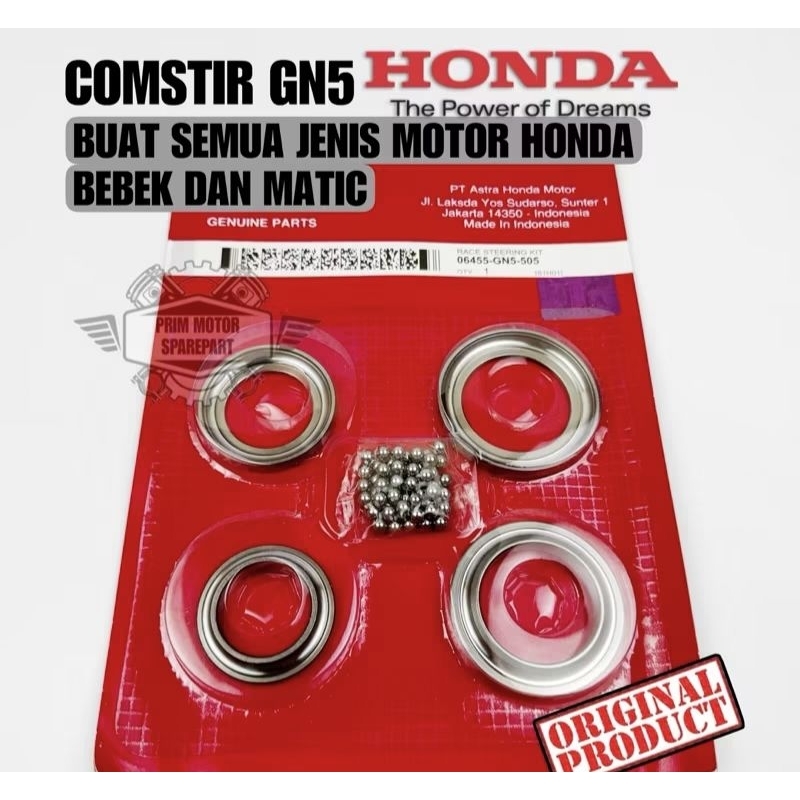 COMSTIR KOMSTIR HONDA AHM BEAT FI, BEAT KARBU, SCOOPY, VARIO, SUPRA X 125,GENIO ORIGINAL KODE GN5