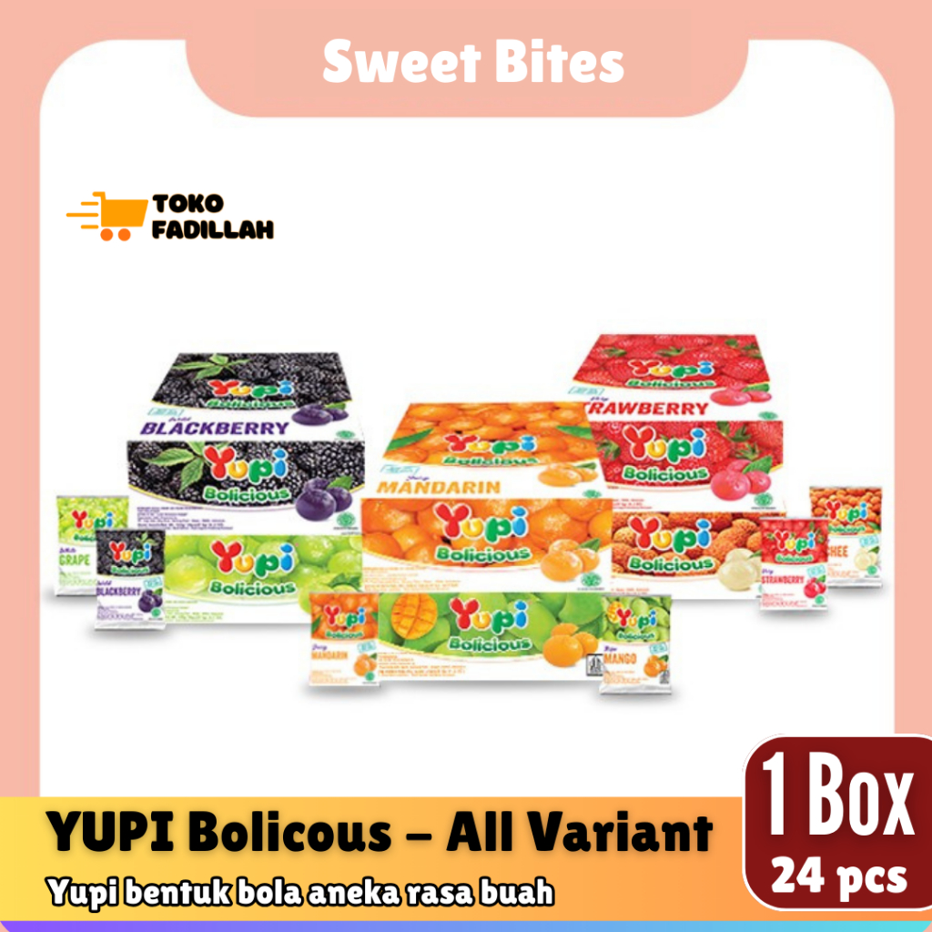 

YUPI BOLICIOUS Box isi 24 pcs - All Variant