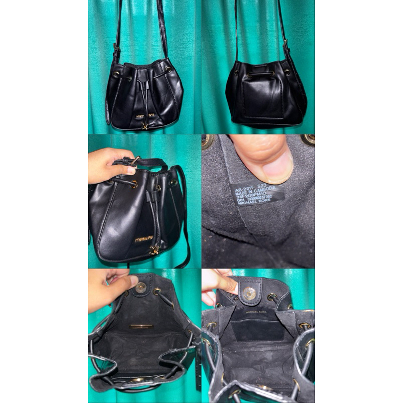 michael kors phoebe small bucket authentic preloved