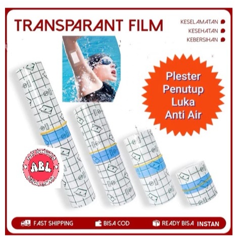 Plester Luka Anti Air Waterproof /Film Transparan Pasca Operasi /Pita Medis Anti Air/plester Facelif