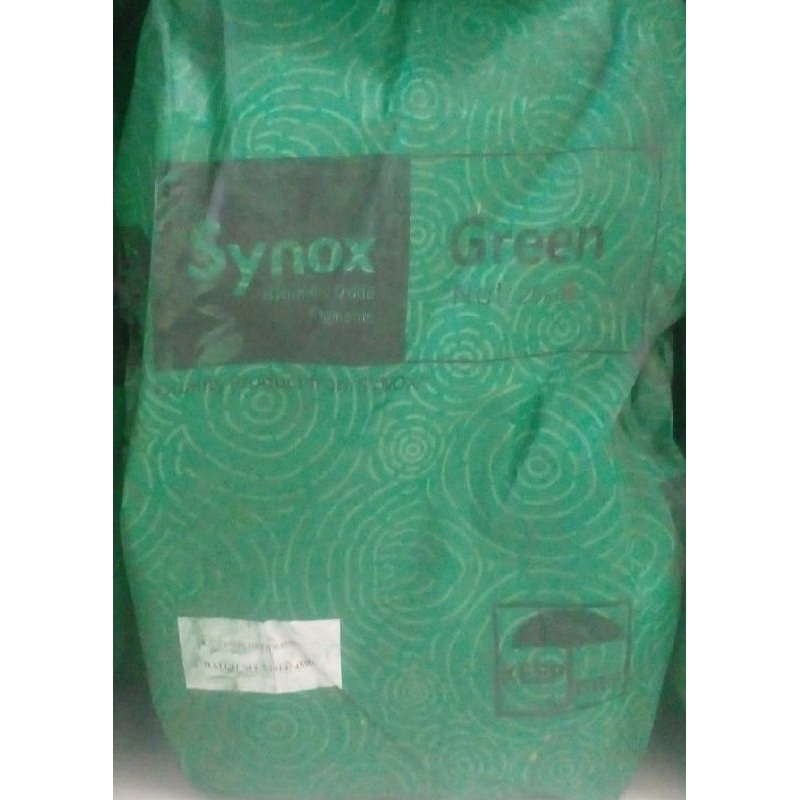 Pigment/pewarna verf oker iron oxide synox Hijau green 4590 (25kg/1sak)