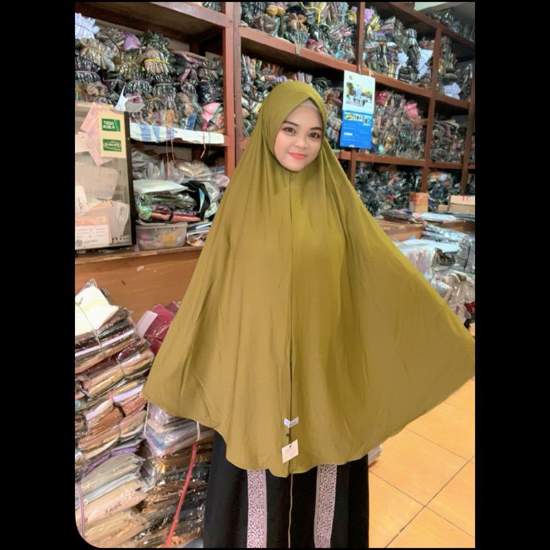 (isi 5 pcs)HIJAB KHIMAR SYAR'I LABIBAH ARINA JERSEY PRIMAX