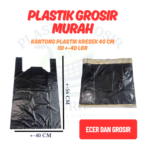 KANTONG PLASTIK KRESEK 40 CM ISI +-40 LBR