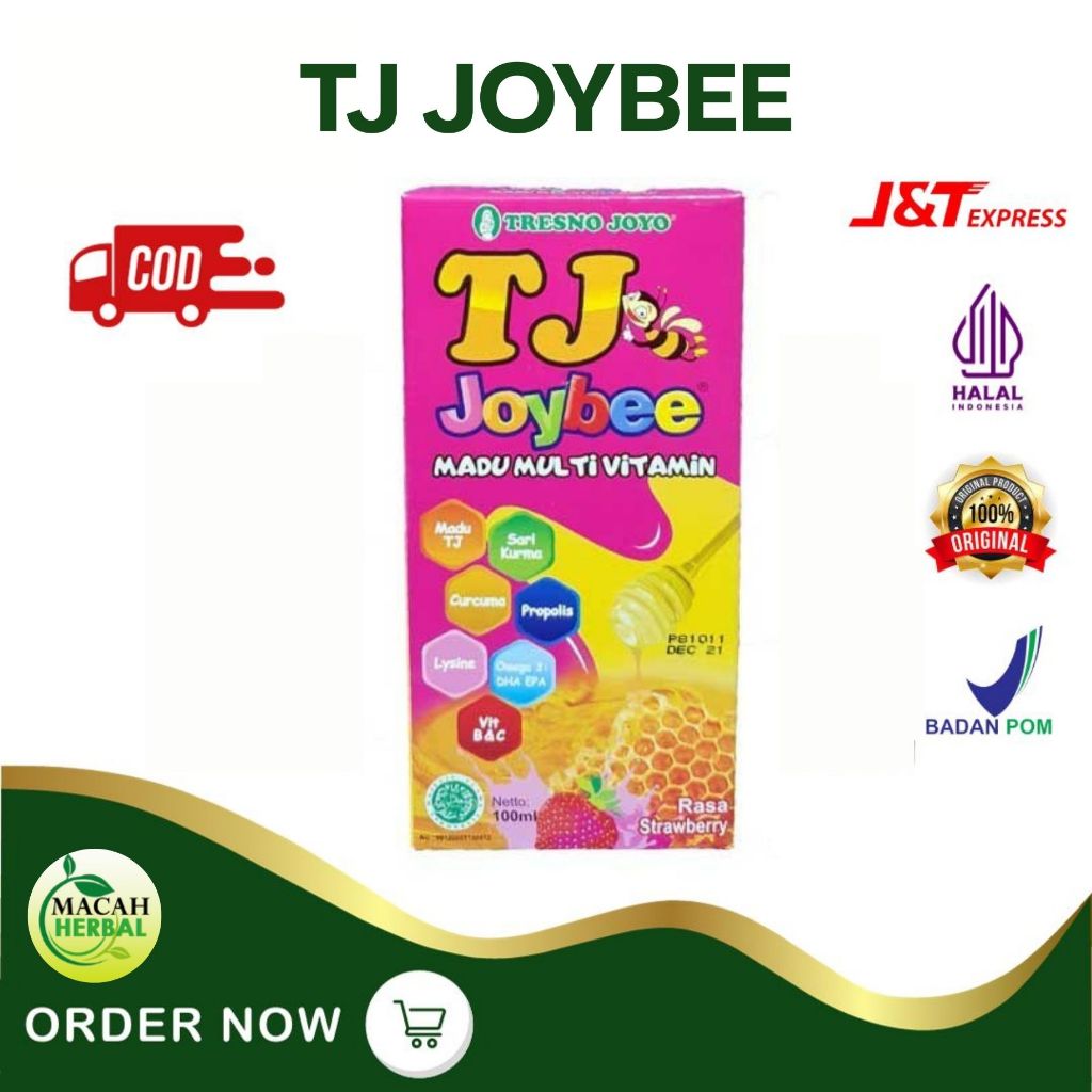 

MADU TJ JOYBEE - MADU MULTIVITAMIN ANAK - MADU MANIS