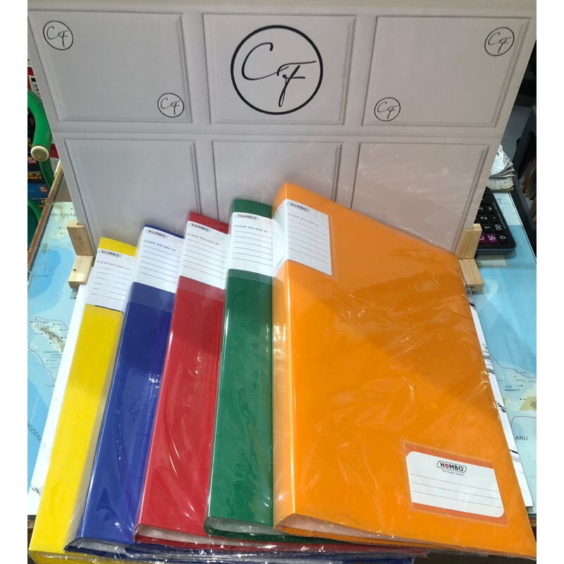 

N/A Map Plastik / Clear Holder / File Dokumen Keeper F4 Folio 60 Lembar COVER MOTIF HOMBO