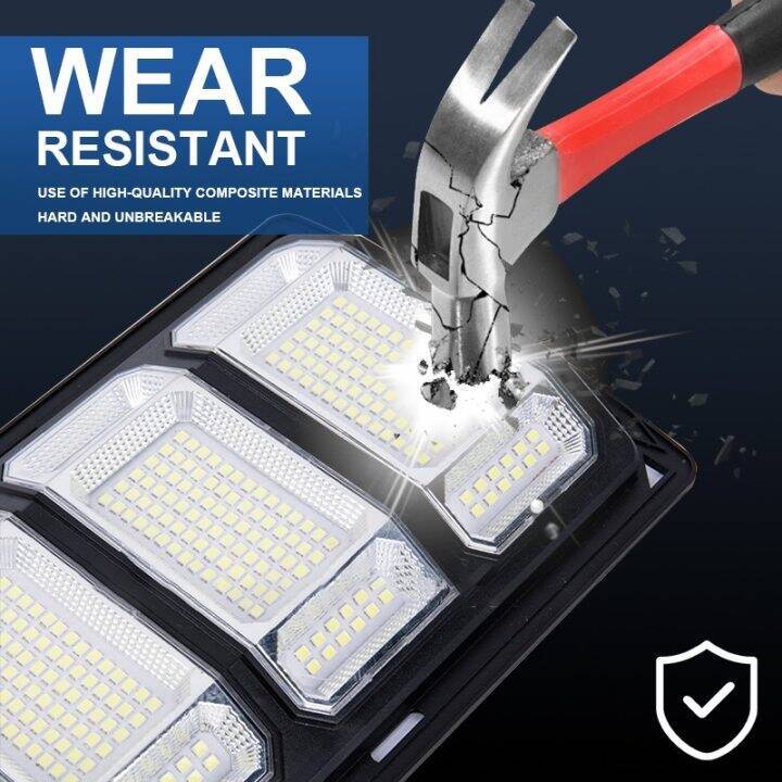 GLEAMARC lampu tenaga surya outdoor otomatis nyala jalan LED Lampu luar ruangan tenaga surya anti