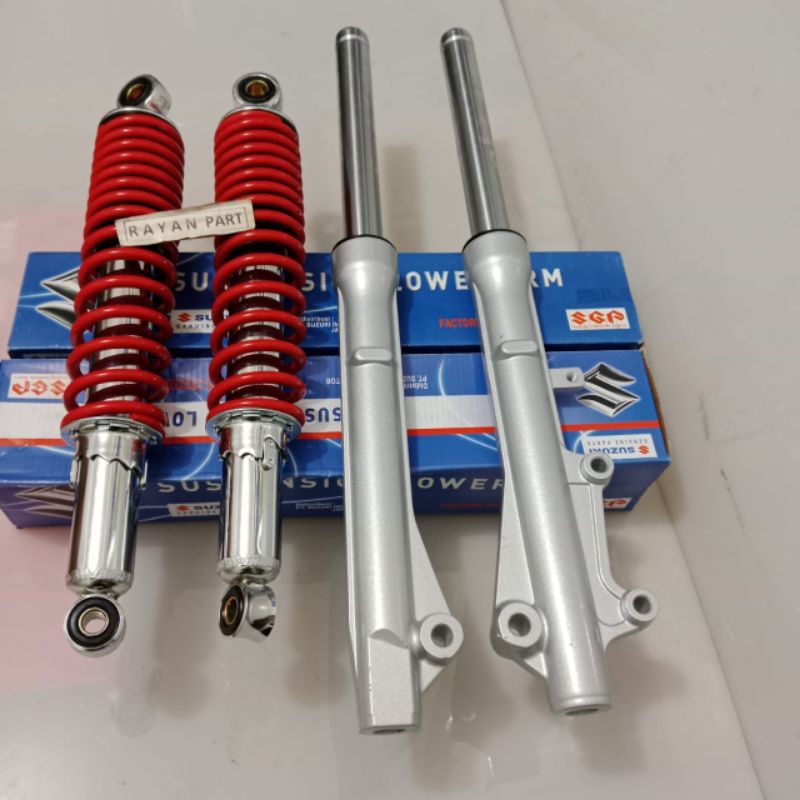 shcok depan+belakang shogun SP125 shogun SP125 shogun SP125 komplit
