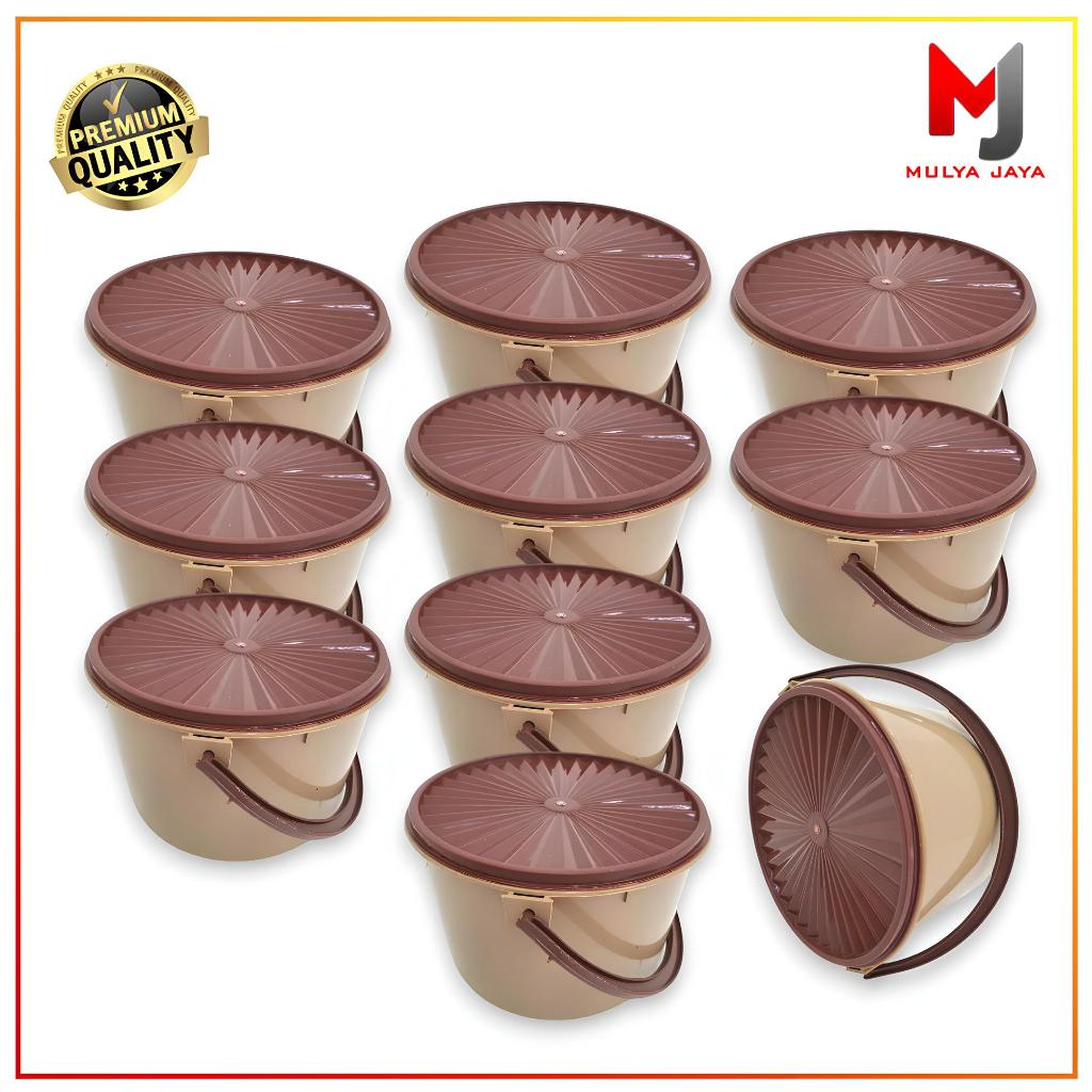 Mulya Jaya (10Pcs) Rantang Sealware Hajatan Toples 4.5Liter