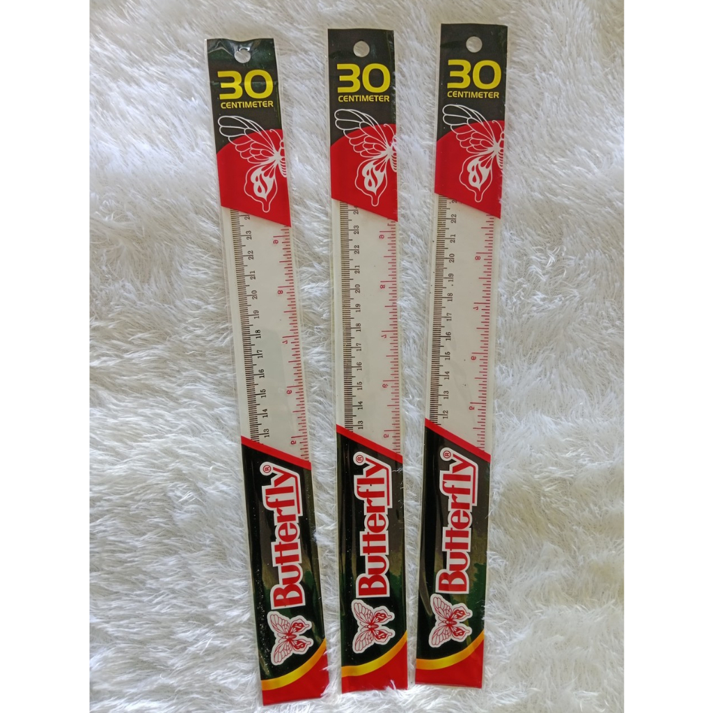 

Penggaris Butterfly 30cm