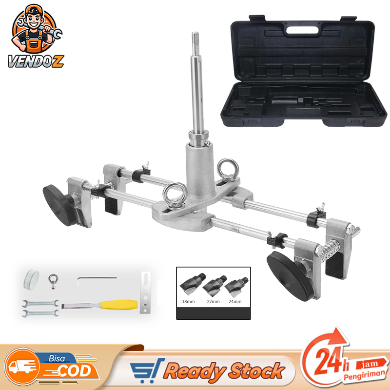 Alat Pembuat Lubang Kunci Pintu Kayu Mortice Lock Jig Set Mortiser Door Lock Fitting Jig Tool Door K