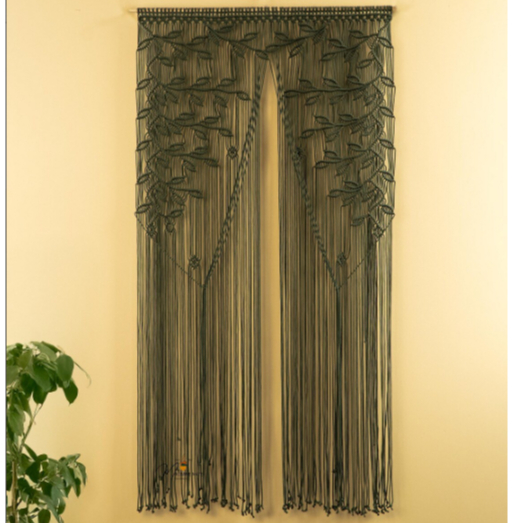 tirai makrame hiasan pembatas ruangan tirai pintu panjang macrame wall hanging