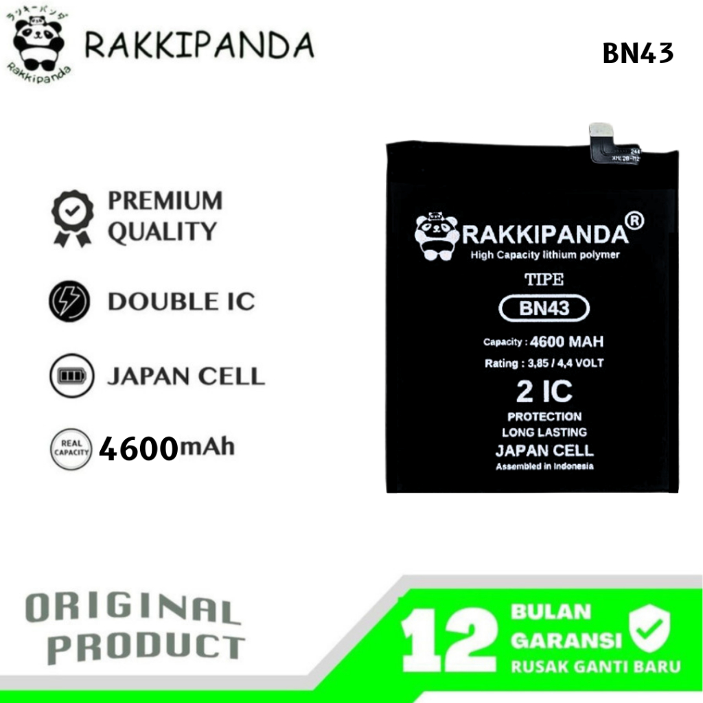 RakkiPanda - BN43 Redmi Note 4 Snapdragon / Note 4x Snapdragon Batre Batrai Baterai
