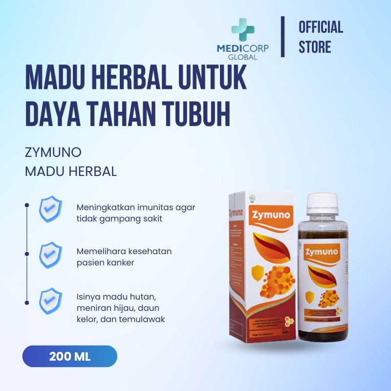 

[MEDICORP] ZYMUNO madu herbal untuk imunitas / daya tahan tubuh 200 ml