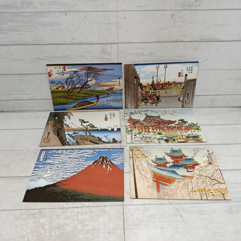 

Paket 6 Pcs Post Card Japan Kartu Pos Jepang
