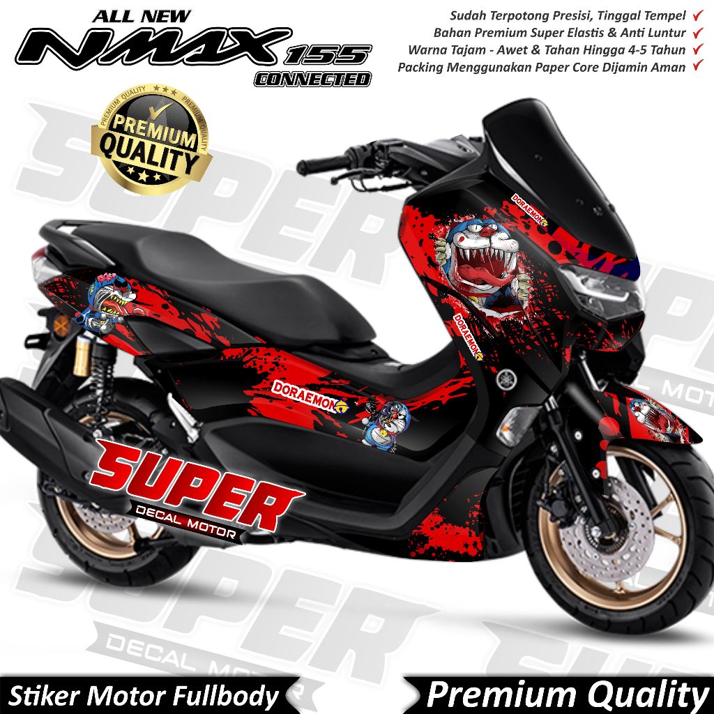 TERBARU Stiker Decal Yamaha Nmax 2020 2021 2022 Full Body Variasi Dorzom Keren