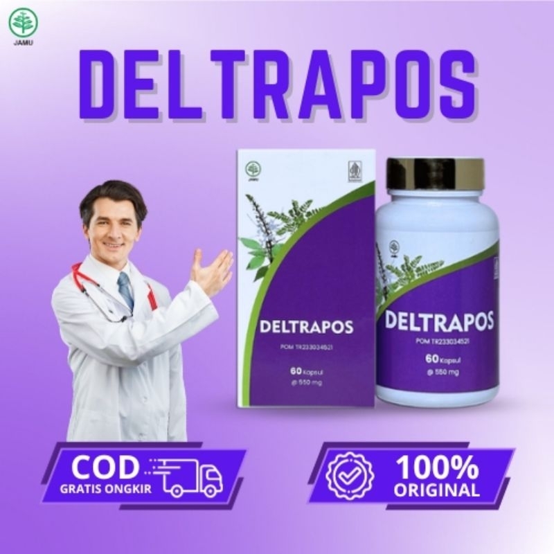 Obat Sipilis Ampuh - Deltrapos 60 Kapsul Original - Obat Sipilis Herbal Ampuh Pria& Wanita