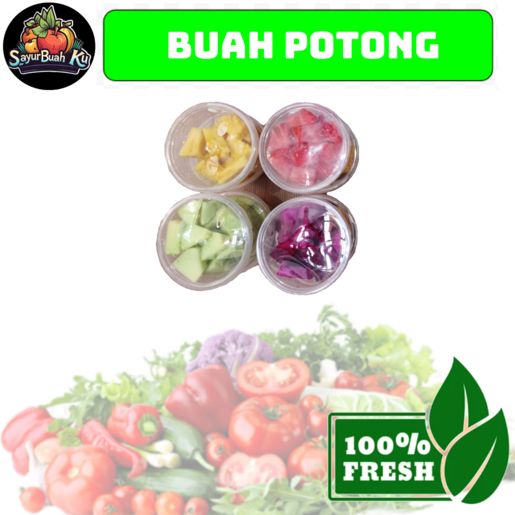 

Buah Potong Segar, Nanas Madu, Semangka, Melon, Buah Naga (150-200g)r, SayurBuah Ku - Lampung