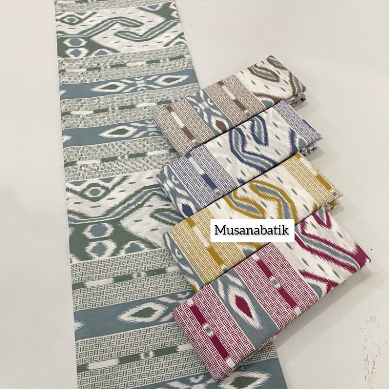 kain batik motif songket bahan teteron rayon batik bahan rok