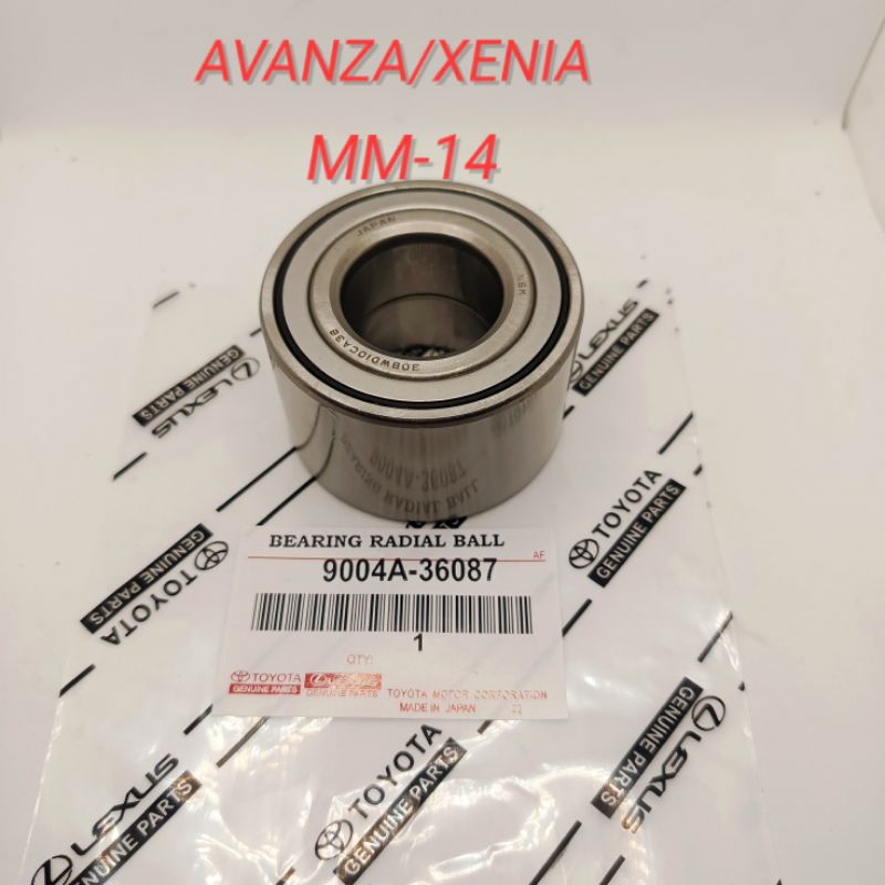 BEARING RODA LAHAR DEPAN AVANZA XENIA 2004-2011 ORIGINAL