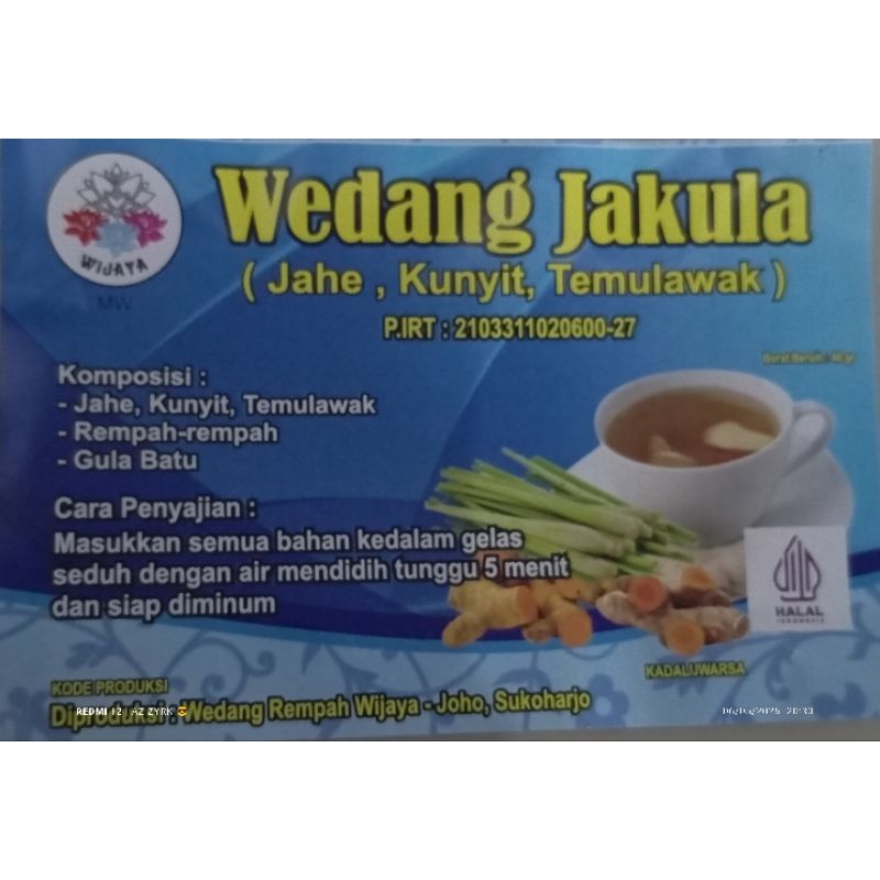

wedang racik rempah jakula