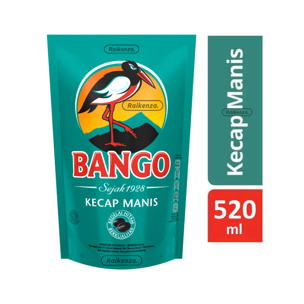 

Kecap Manis Bango Refill Pouch 700gr/720gr 520ml Kecap Manis Serbaguna