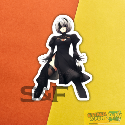 

Stiker Sticker Vinyl Laminasi 2B NIER AUTOMATA Vol 13