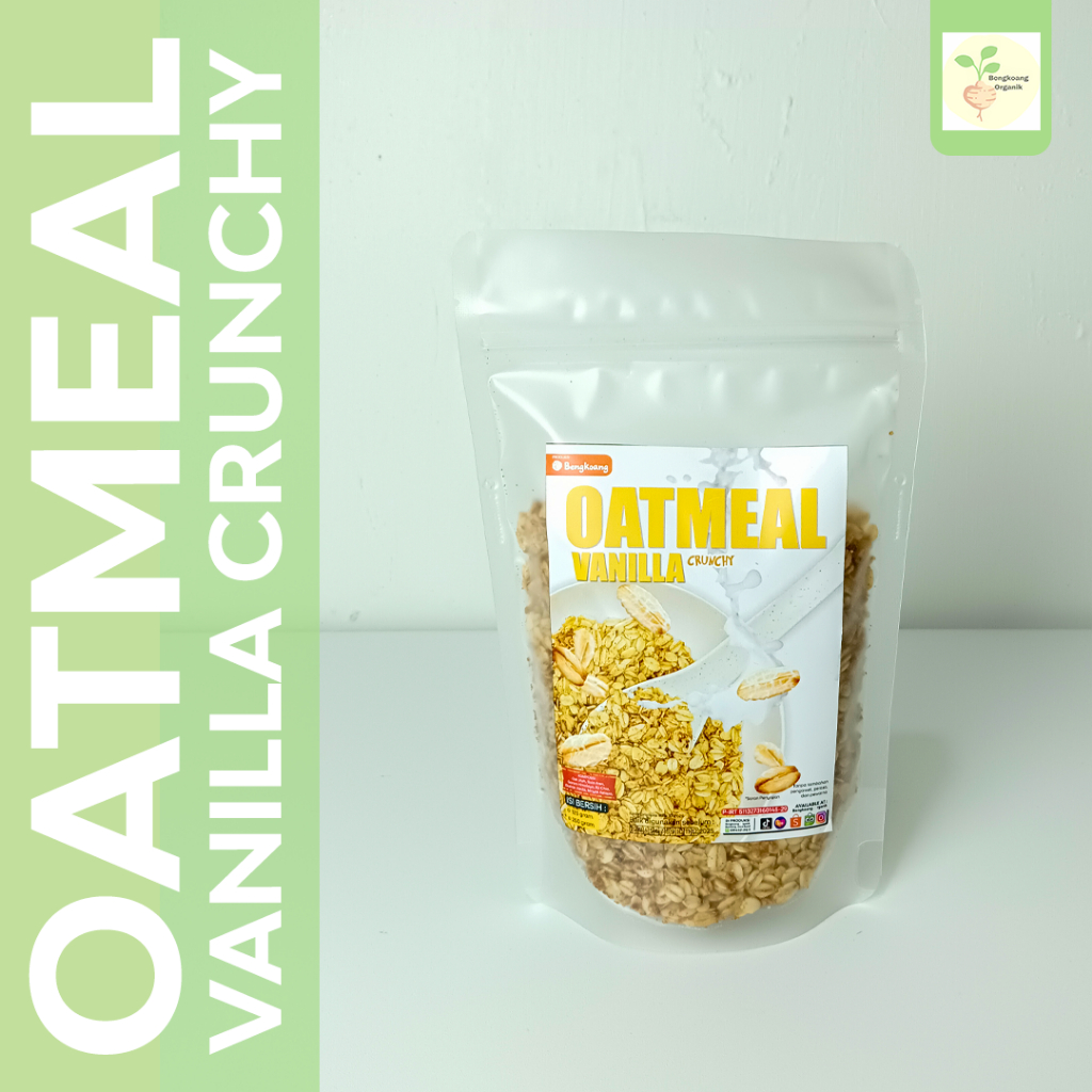 

SUPER OATMEAL 1KG - VANILLA CRUNCHY 5 MIX Rolled Oat, Vanilla, Palm Sugar, Coconut Oil