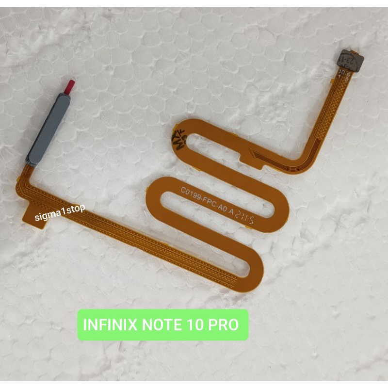 INFINIX Note 10 Pro X659 Flexible Finger Print Sidik Jari Tombol On Off Flexi Power Sensor