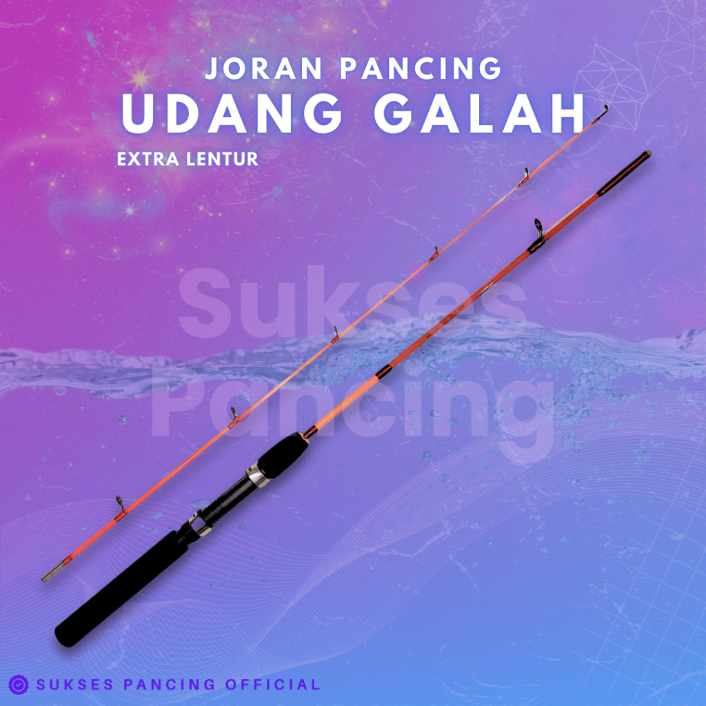 Joran Pancing Udang Galah Extra Lentur SILVER