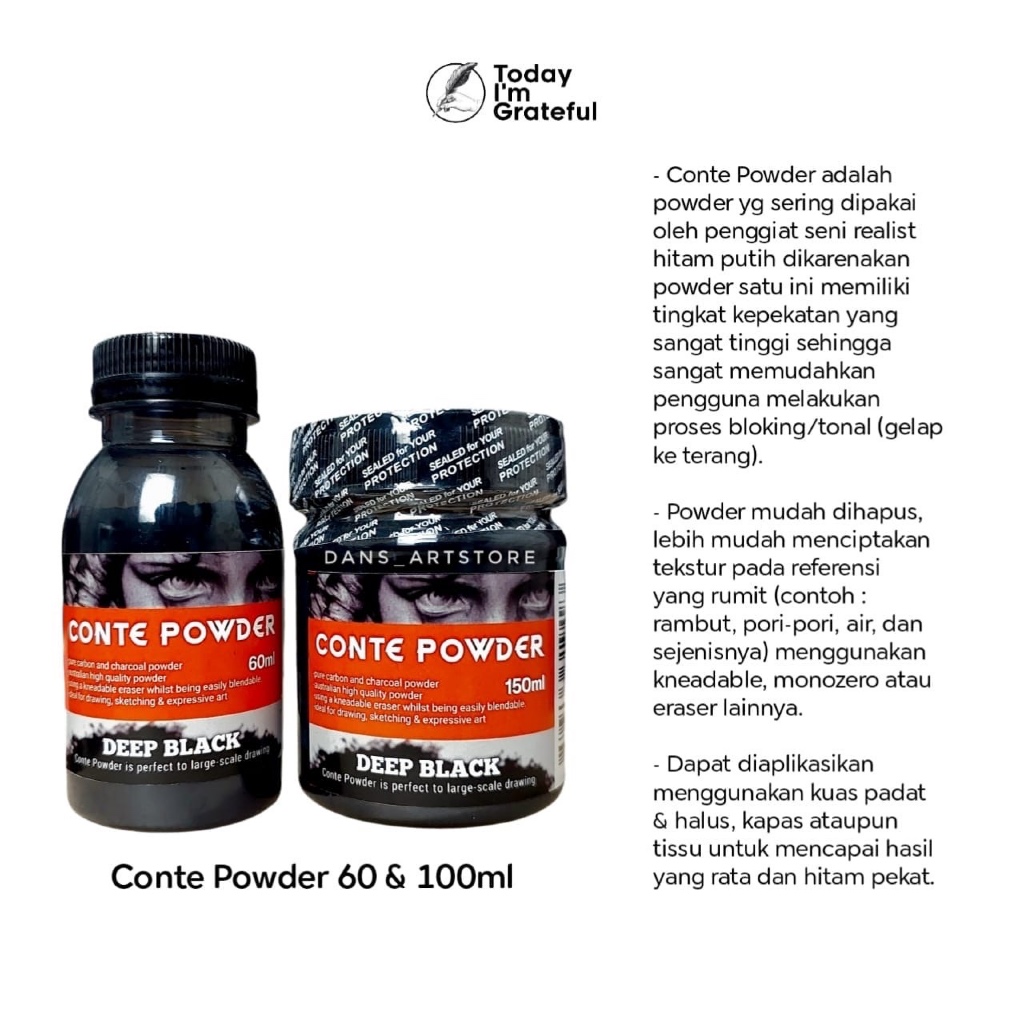 

Conte Powder Deep Black